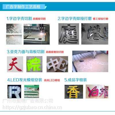 廣州聚穗牌LED大型發(fā)光字廣告制作 匠心工藝、質(zhì)量保證、價格實惠